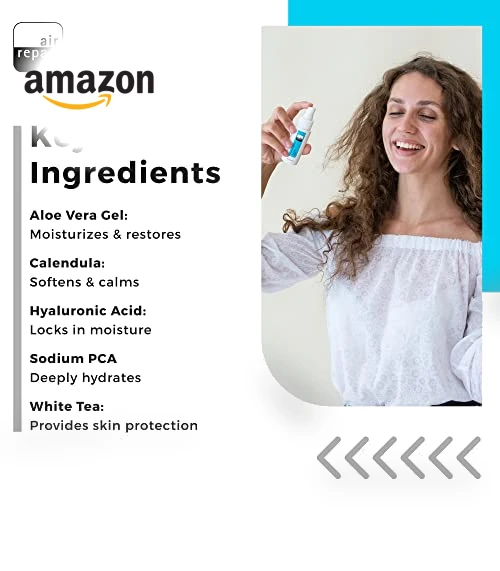 Hydrating Facial Mist with Hyaluronic Acid & Aloe Vera - 59ml Skin Care Spray — Facial Sprays, Air Repair Skincare