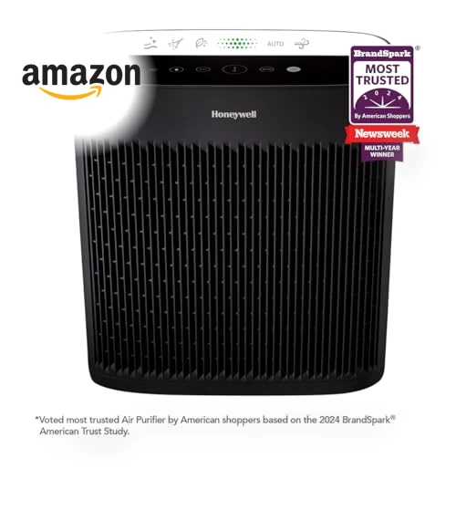 HEPA Air Purifier for Extra-Large Rooms with Air Quality Monitor — Air Purifier Components & Enhancements, Honeywell