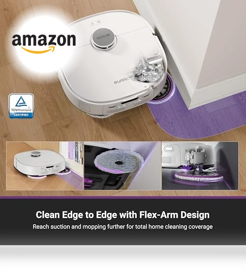 Ultra Robot Vacuum and Mop with Self Emptying Base — Smart Cleaning Robots, Eureka