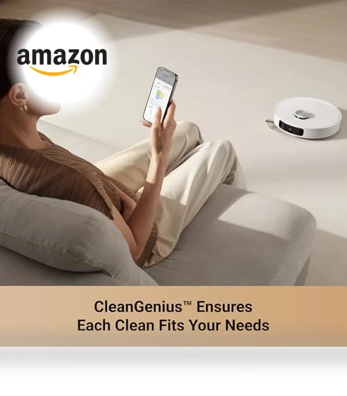 Robot Vacuum and Mop with 10,000Pa Suction, MopExtend Technology — Smart Cleaning Robots, Dreame