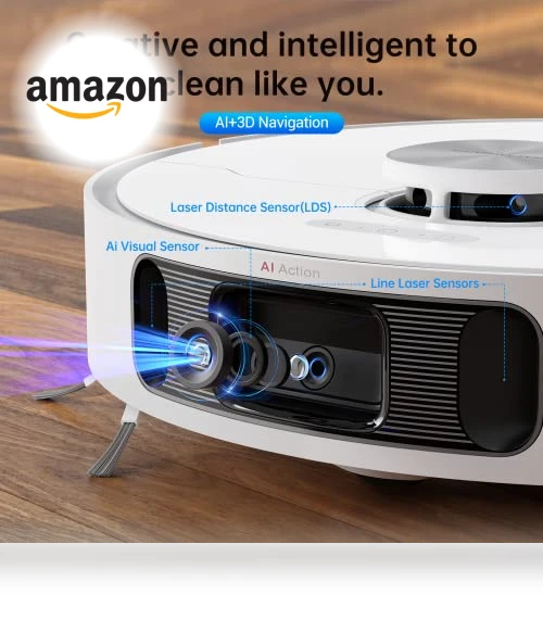L10s Ultra Robot Vacuum and Mop Combo with Self-Emptying Base — Smart Cleaning Robots, Dreame