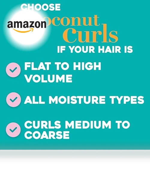 Coconut Curls Air Dry Cream for Frizz-Free Curls — Hair Styling Solutions, OGX