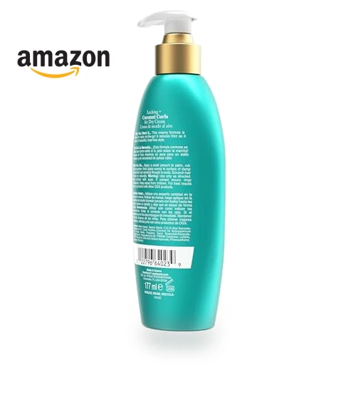 Coconut Curls Air Dry Cream for Frizz-Free Curls — Hair Styling Solutions, OGX