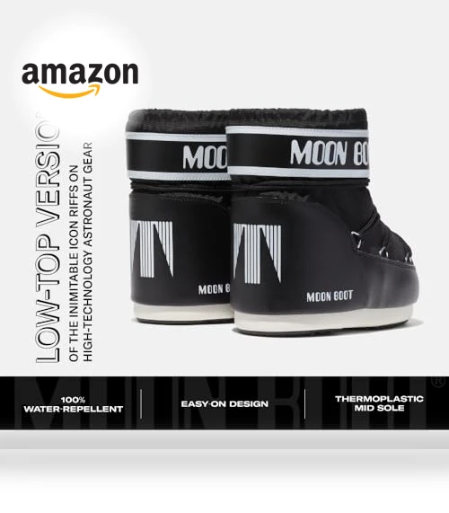 Low Insulated Slip On Unisex Snow Boots — Boys' Boots, आइकन