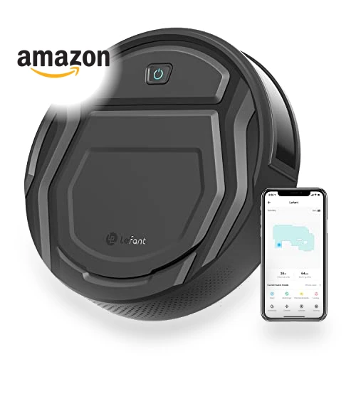 Robot Vacuum Cleaner with Strong Suction, Wi-Fi, Alexa Compatible — Smart Cleaning Robots, Lefant