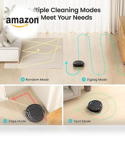 Robot Vacuum Cleaner with Strong Suction, Wi-Fi, Alexa Compatible — Smart Cleaning Robots, Lefant