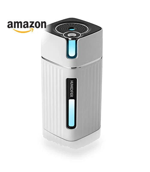 Mini Ultrasonic Humidifier with Night Light - 300mL USB Air Moisturizer — Air Moisturizers, Fidgylia