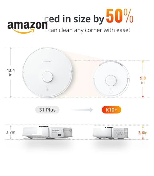 Mini Robot Vacuum and Mop Combo with Self-Emptying Base, LiDAR Navigation — Smart Cleaning Robots, SwitchBot