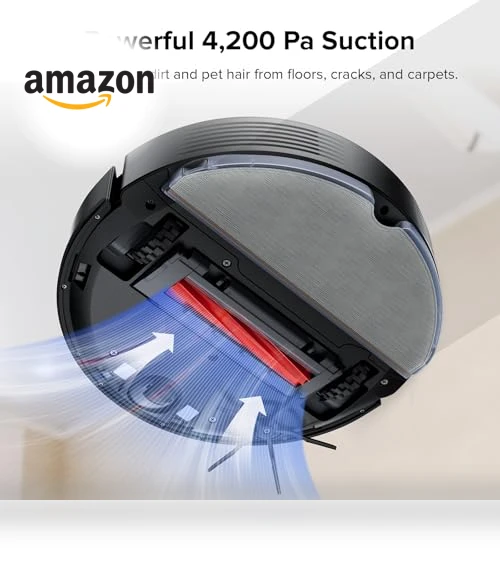 Robot Vacuum and Mop with LiDAR Navigation, 4200Pa Suction — Smart Cleaning Robots, Roborock