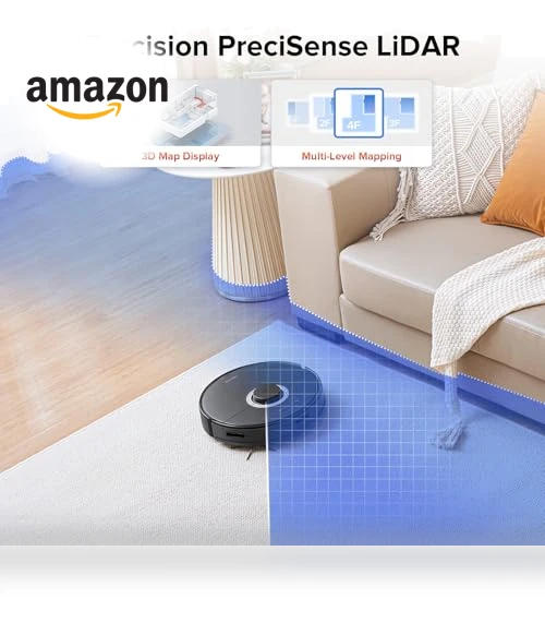 Robot Vacuum and Mop with LiDAR Navigation, 4200Pa Suction — Smart Cleaning Robots, Roborock