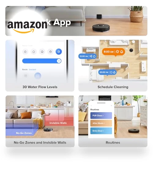 Robot Vacuum and Mop with LiDAR Navigation, 4200Pa Suction — Smart Cleaning Robots, Roborock