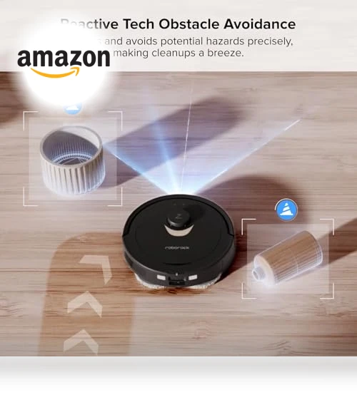 Robot Vacuum and Mop with Auto-Drying and Washing, 5500Pa Suction — Smart Cleaning Robots, Roborock