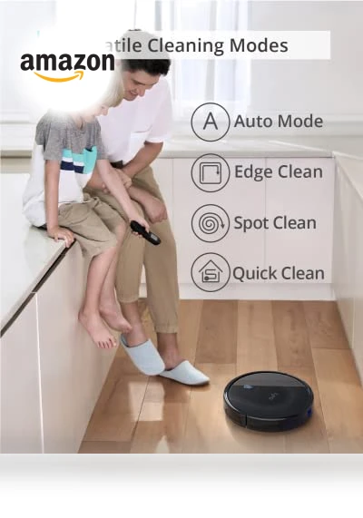 Robot Vacuum Cleaner, Super Thin, Powerful Suction, Quiet, Self-Charging — Smart Cleaning Robots, eufy