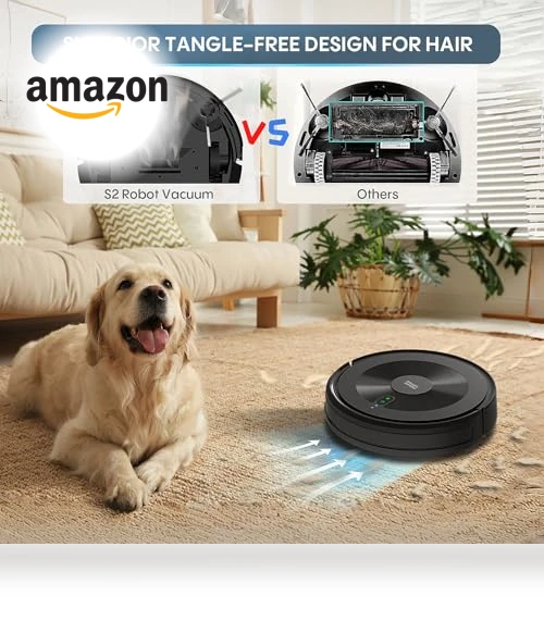 Robot Vacuum and Mop Combo with Alexa/APP Control — Smart Cleaning Robots, AZQQ