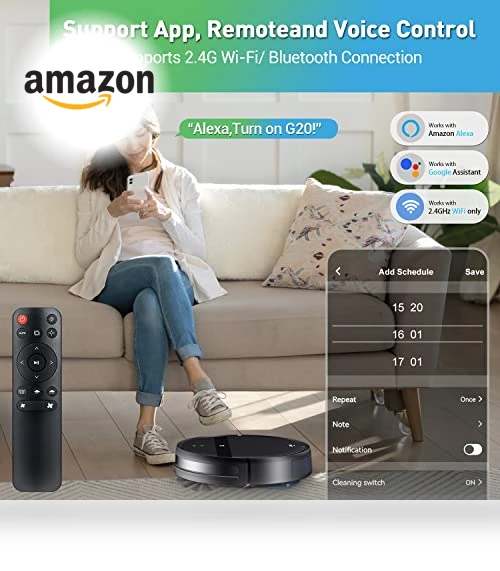 Smart Robot Vacuum and Mop Combo with WiFi/Alexa/App Control — Smart Cleaning Robots, Kilgone