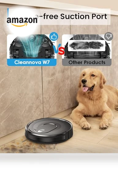 Robot Vacuum and Mop Combo for Pet Hair, 2-in-1 Mopping Robotic Vacuum Cleaner — Smart Cleaning Robots, PSUK