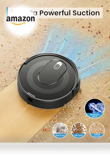 Robot Vacuum and Mop Combo for Pet Hair, 2-in-1 Mopping Robotic Vacuum Cleaner — Smart Cleaning Robots, PSUK