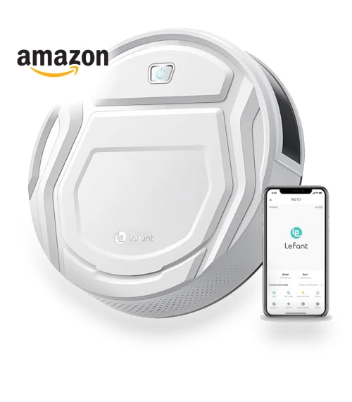 Robot Vacuum Cleaner with Strong Suction, Wi-Fi/App/Alexa Control — Smart Cleaning Robots, Lefant