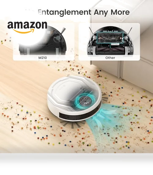Robot Vacuum Cleaner with Strong Suction, Wi-Fi/App/Alexa Control — Smart Cleaning Robots, Lefant