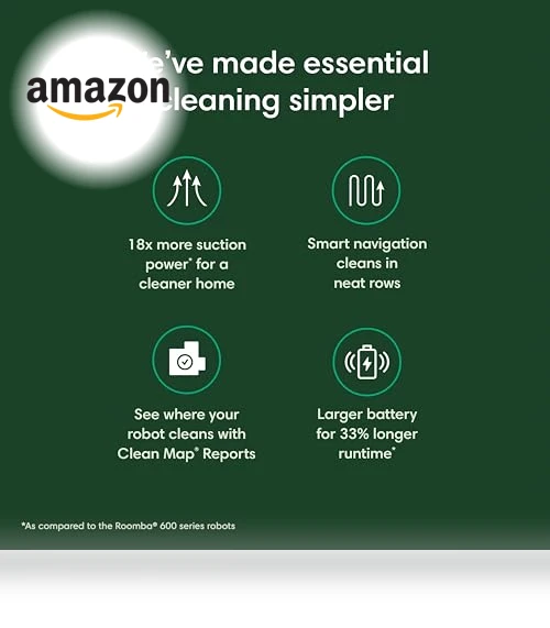 Essential Vac Robot Vacuum - Smart Navigation, Multi-Surface Cleaning — Smart Cleaning Robots, iRobot