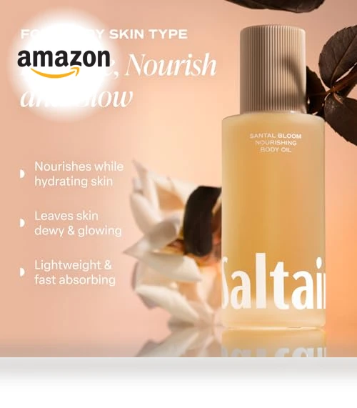 Luxurious Santal Bloom Body Oil Moisturizer for Hydrating Dry Skin — Body Sprays, Saltair