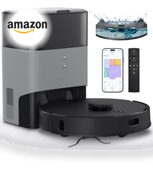 Self-Emptying Robot Vacuum and Mop Combo with 60-Day Capacity — Smart Cleaning Robots, FIXR