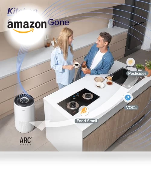 Smart Air Purifier for Large Rooms up to 1980 Sq Ft with HEPA Filter and WiFi — Air Purifier Components & Enhancements, LEVOIT