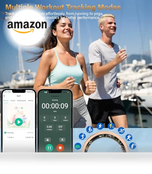 Smart Fitness Ring - Health & Activity Tracker with Heart Rate, Sleep Monitoring — Smart Rings, Weylmd