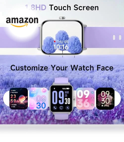 Smart Watch for Women with Alexa, Fitness Tracker, Heart Rate Monitor — Smartwatches, Hingso