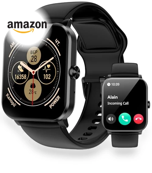 1.85" HD Fitness Smartwatch with Bluetooth Calling — Smartwatches, QONBINK