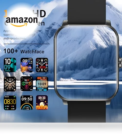 1.85" HD Fitness Smartwatch with Bluetooth Calling — Smartwatches, QONBINK