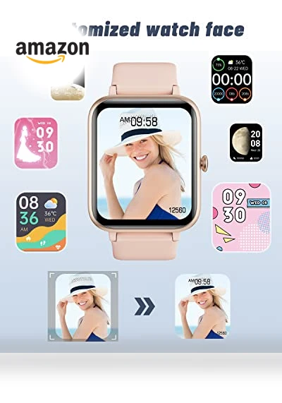 Smart Watch for iOS and Android Phones with Fitness Tracker, Heart Rate Monitor — Smartwatches, GRV