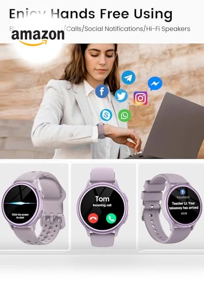 Smart Watch for Women with Heart Rate Monitor and Fitness Tracking — Smartwatches, Sanorum