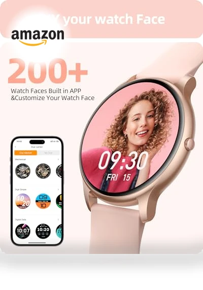 Smart Watch for Women with Call Function, Fitness Tracker, IP68 Waterproof — Smartwatches, Parsonver