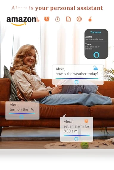 Alexa Built-in Smart Watch with Health Monitoring — Smartwatches, LODIMEKE