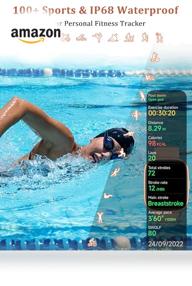 Alexa Built-in Smart Watch with Health Monitoring — Smartwatches, LODIMEKE