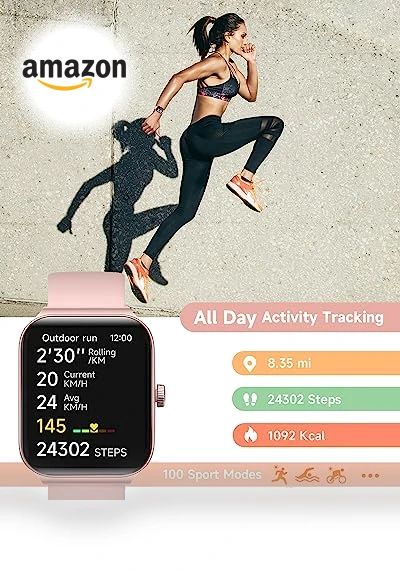 Alexa Built-in Smart Watch for Women with Fitness Tracking — Smartwatches, TOOBUR