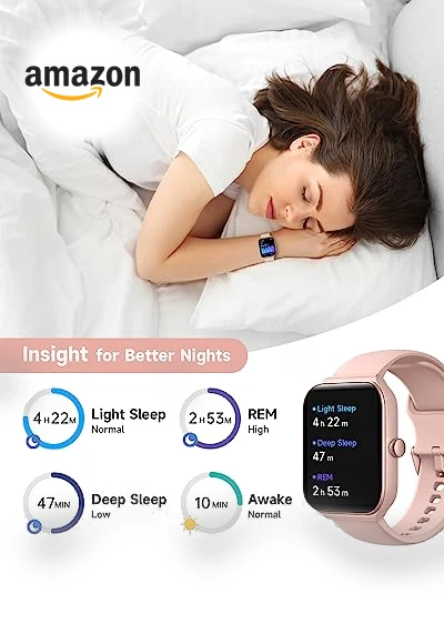 Alexa Built-in Smart Watch for Women with Fitness Tracking — Smartwatches, TOOBUR