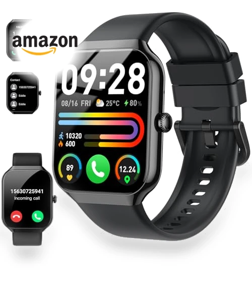 2025 Smart Watch with Bluetooth Call, 1.96" HD Fitness Tracker — Smartwatches, Motast
