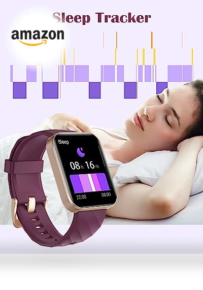 Smart Watch with Call Function, Fitness Tracker, Heart Rate Monitor — Smartwatches, RUIMEN