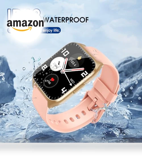 Smart Watch with Bluetooth Calling, 1.85" HD Touch Screen, Fitness Tracker — Smartwatches, aycy