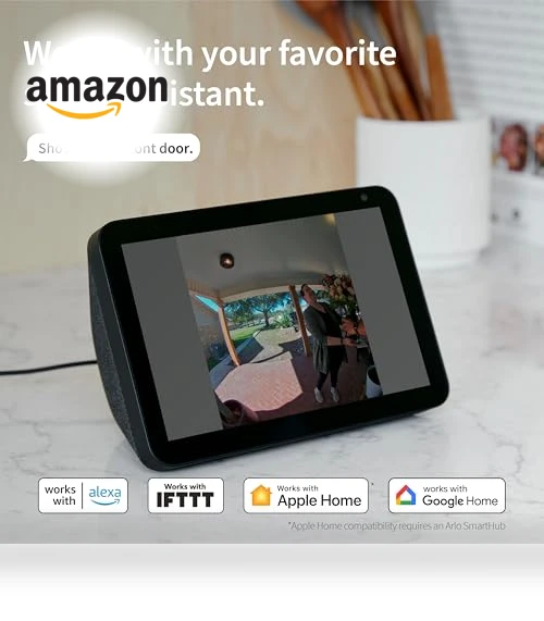 2K Video Doorbell with 2-Way Audio and Night Vision — Smart Home Security, Arlo