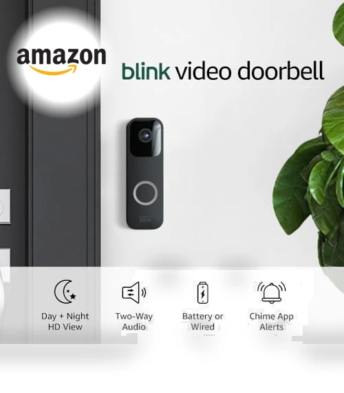 Video Doorbell with Two-way Audio, HD Video, Motion Alerts — Kits, Blink