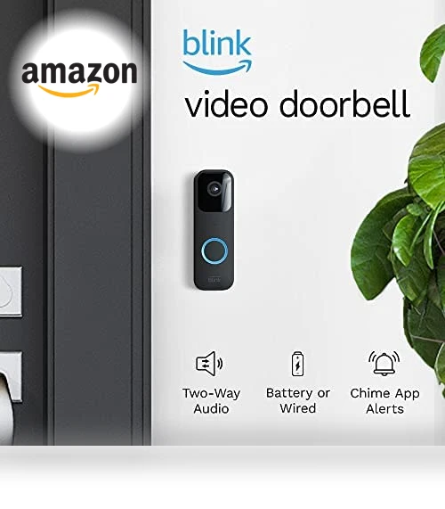 Video Doorbell, Two-way audio, HD video, motion and chime app alerts, Alexa enabled — Smart Home Security, Blink