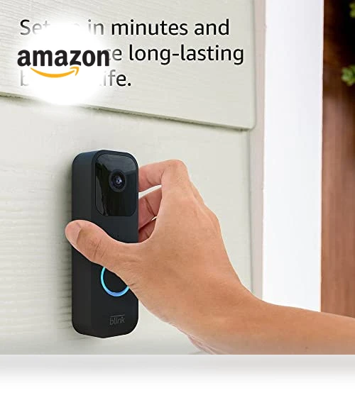 Video Doorbell, Two-way audio, HD video, motion and chime app alerts, Alexa enabled — Smart Home Security, Blink