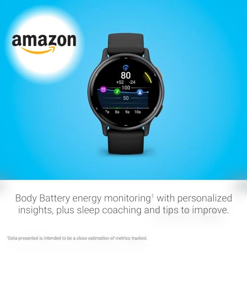 Health and Fitness GPS Smartwatch with AMOLED Display — Smartwatches, Garmin