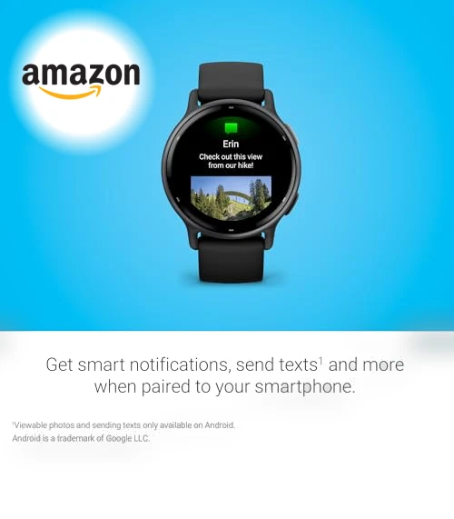 Health and Fitness GPS Smartwatch with AMOLED Display — Smartwatches, Garmin