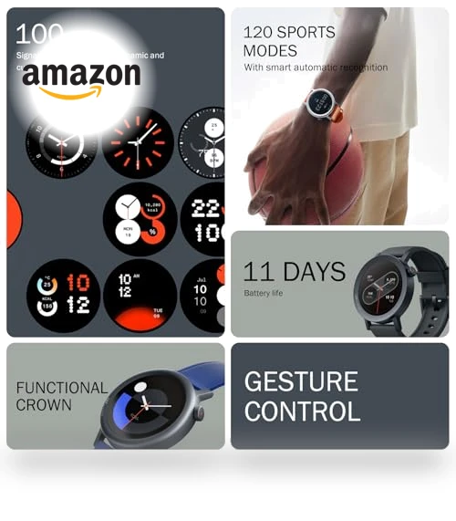 CMF Watch Pro 2 Smartwatch, Fitness Tracker with Heart Rate, SpO2 Monitoring, 120 Sports Modes, Bluetooth Calls — Smartwatches, CMF BY NOTHING