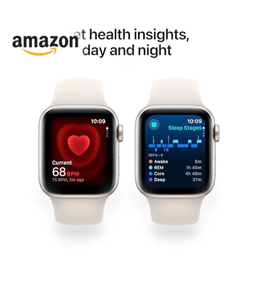 Smartwatch with Fitness and Sleep Trackers, Crash Detection, Heart Rate Monitor — Smartwatches, Apple
