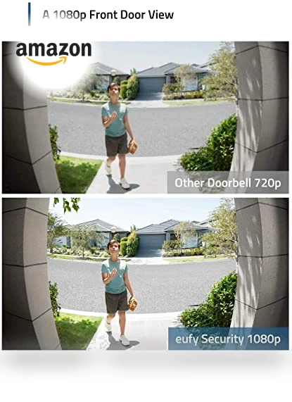 Wi-Fi Video Doorbell Kit, 1080p Resolution, 120-day Battery, No Monthly Fees — Kits, eufy